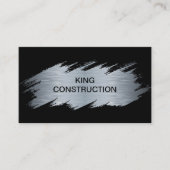 Moderner cooler Bau Visitenkarte (Vorderseite)