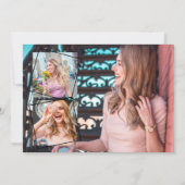 Moderner Cooler Junggeselinnen-Abschied für Fotosa Einladung (Rückseite)