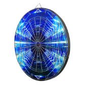 Moderner, Cooler Leuchtstoff Vortex, elektrisch bl Dartscheibe (Vorderseite rechts)