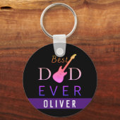 Moderner Cooler Niedlicher Best Vater aller Zeiten Schlüsselanhänger (Vorderseite)