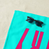 Moderner Cooler Sommer Strandtuch (Beispiel)