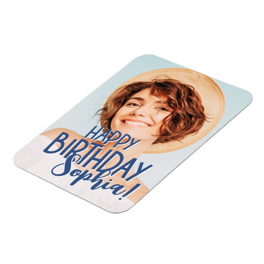 Moderner Cooler Spaß Kundenspezifisches Foto Gebur Magnet (Linke Seite)