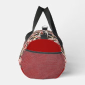 Moderner Coquette Mops Dog Muster Personalisiert K Duffle Bag (Rechts)