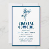 Moderner Cowgirl-Junggeselinnen-Abschied Einladung (Vorderseite)