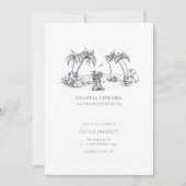 Moderner Cowgirl-Junggeselinnen-Abschied Einladung (Vorderseite)