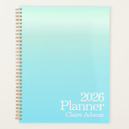 Moderner Cyan-Blau-Ombre-Planer Planer