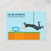 Moderner Cybersicherheitsanalyst Visitenkarte (Vorderseite)