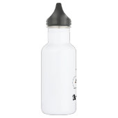 Moderner Cycling Illustration Cyclist Individuelle Edelstahlflasche (Links)