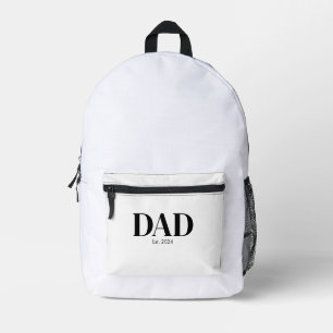 Moderner Dad gegründet Bedruckter Rucksack