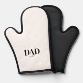 Moderner Dad gegründet Ofenhandschuh (Vorderseite/Rückseite)