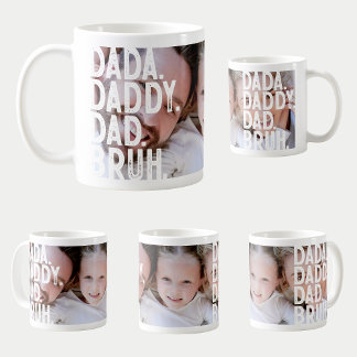 Moderner DADA DADDY VATER BRUH BIG FOTO VATER'S DA Kaffeetasse