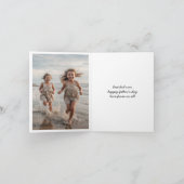 Moderner DADA DADDY VATER BRUH FOTO VATER'S DAY Karte (Innenseite)