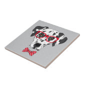 Moderner Dalmatiner Fliese (Seite)