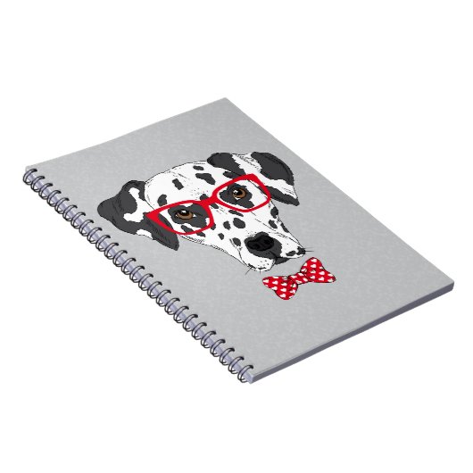 Moderner Dalmatiner Notizblock (Rechte Seite)