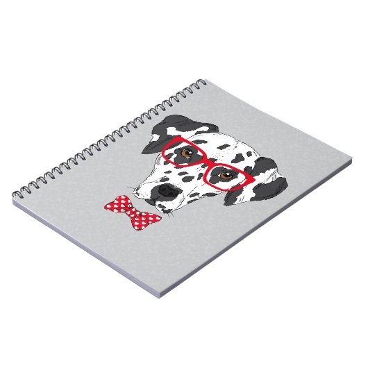 Moderner Dalmatiner Notizblock (Linke Seite)