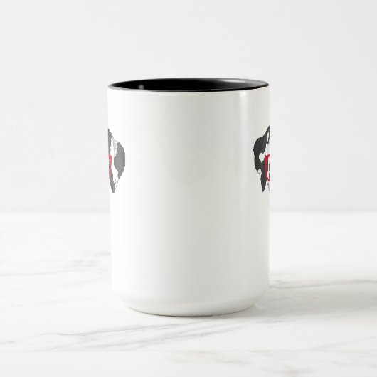 Moderner Dalmatiner Tasse (Zentrum)
