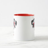 Moderner Dalmatiner Tasse (Zentrum)