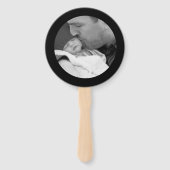 Moderner Dank für die Schwarz-weiße Prüfung des QR Fächer (Rückseite)