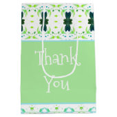 Moderner Dank für Ihr Anliegen Mittlere Geschenktüte (Rückseite)