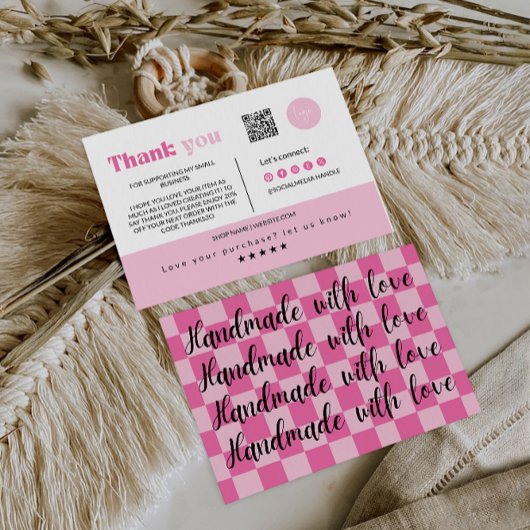 Moderner Dank für Ihre Einkaufskarte Dankeskarte