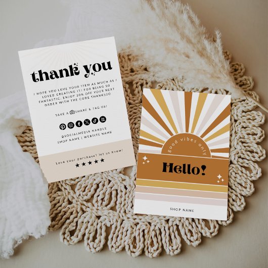 Moderner Dank für Ihre Einkaufskarte Einladung