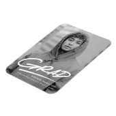 Moderner Dashed Foto Abschluss Magnet (Linke Seite)