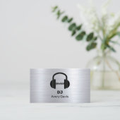 Moderner Deejay DJ-Musikbeat Professional Visitenkarte (Stehend Vorderseite)