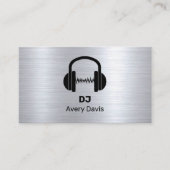 Moderner Deejay DJ-Musikbeat Professional Visitenkarte (Vorderseite)