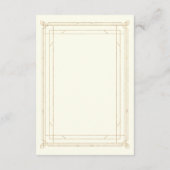 Moderner Deko | Details zu den Hochzeitsgästen von Begleitkarte (Rückseite)