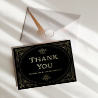 Moderner Deko | Elegant Danke Black and Gold