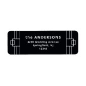 Moderner Deko | Elegant Onyx Black and White (Vorne)