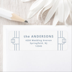 Moderner Deko   Elegant White und Dusty Blue