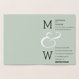 Moderner Deko Elegante Romantische Hochzeitseinlad Folienkarte