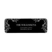 Moderner Deko | Elegante Schwarz-Weiß-Hochzeit (Vorne)