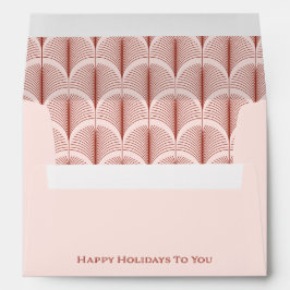 Moderner Deko | Happy Holidays Elegantes Rosa und