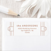 Moderner Deko | Imitate Rose Gold und Weiß (Insitu)