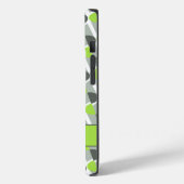 Moderner Deko inspirierte hellgrün Case-Mate iPhone Hülle (Rückseite / Links)
