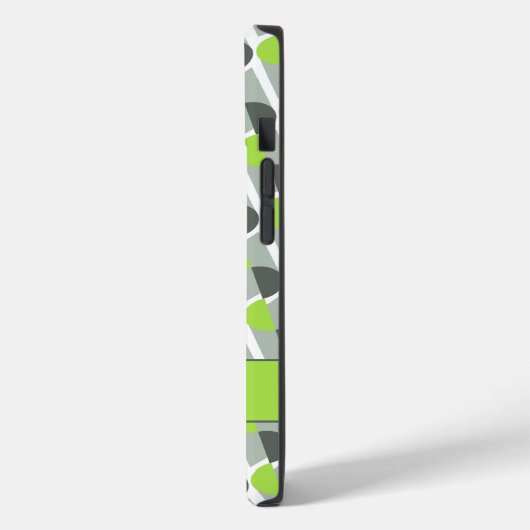 Moderner Deko inspirierte hellgrün Case-Mate iPhone Hülle (Rückseite / Links)