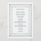 Moderner Deko | Leichte Silber-Weiß- und Grüne Hoc Programm (Rückseite)