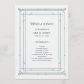 Moderner Deko | Leichte Silber-Weiß- und Grüne Hoc Programm (Vorderseite)