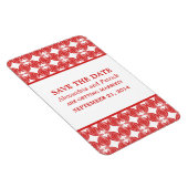 Moderner Deko speichert das Date Magnet, rot Magnet (Rechte Seite)