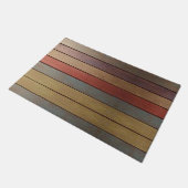 Moderner Dekorationsstreifen Fußmatte (Schrägansicht)