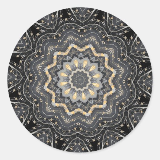 Moderner dekorativer Weihnachtsurlaub Runder Aufkleber (Vorderseite)