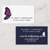 Moderner Design-Autor Visitenkarte (Vorne/Hinten)