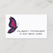 Moderner Design-Autor Visitenkarte (Vorderseite)