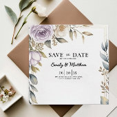 Moderner Designer für Lila Rose Save the Date
