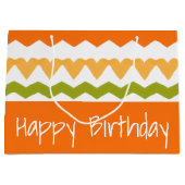 Moderner Designer Große Geschenktüte (Vorderseite)