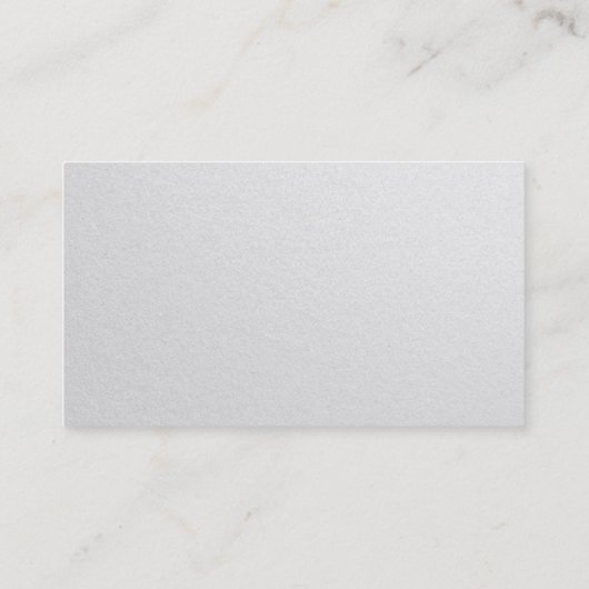 Moderner Designer Minimaler weißer und goldener Te Visitenkarte