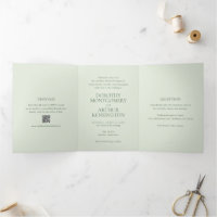 Moderner deutscher QR-Code Elegante Hochzeit