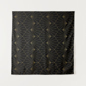 Moderner Diamant, Art Deco Design Wandteppich (Vorderseite (Horizontal))